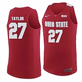 Ohio State Buckeyes #27 Fred Taylor Red College Basketball Jersey Dzhi,baseball caps,new era cap wholesale,wholesale hats